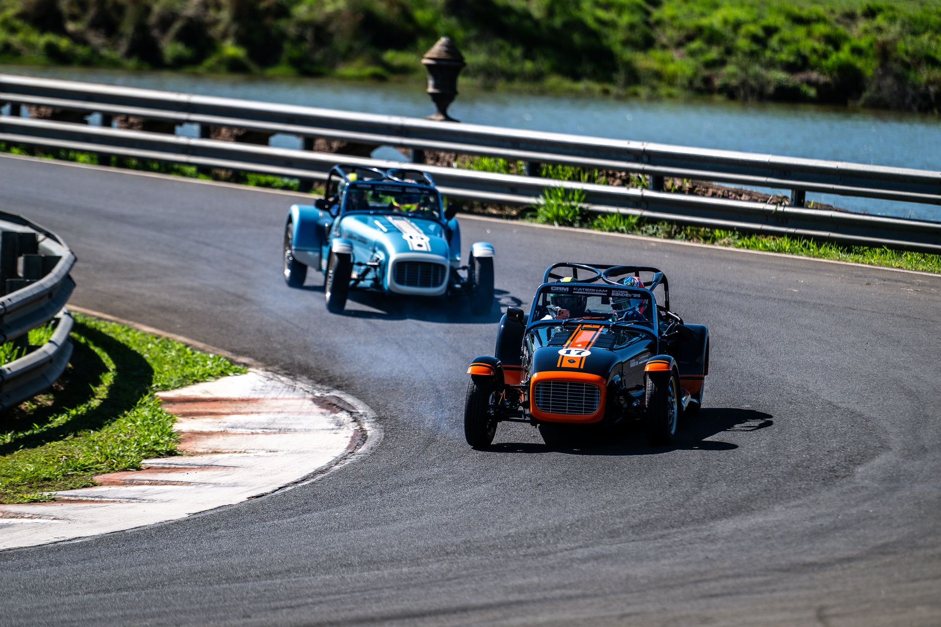Caterham da Scuderia Bandeiras em evento corporativo